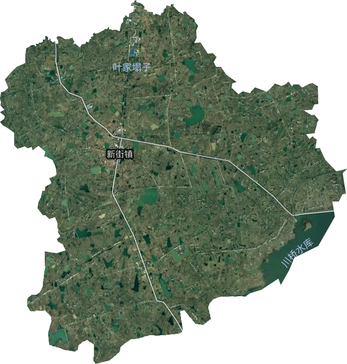 新街鎮(zhèn)衛(wèi)星圖