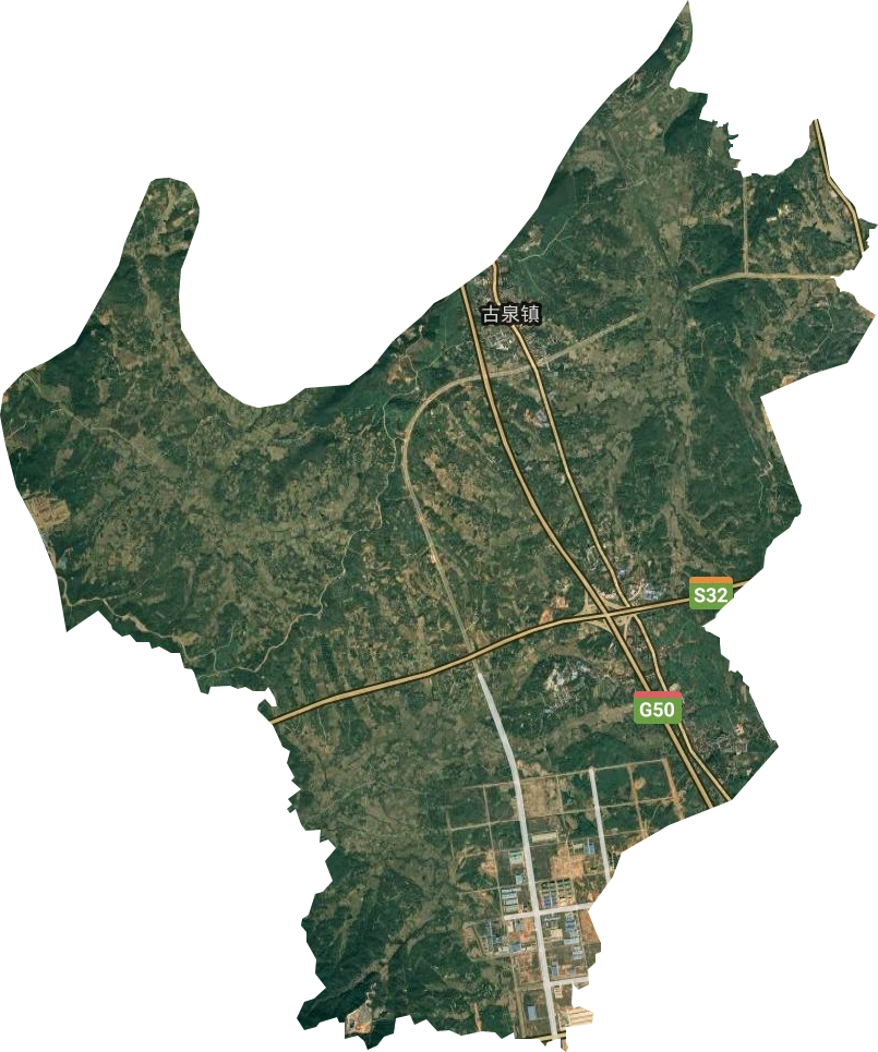 古泉鎮衛星圖
