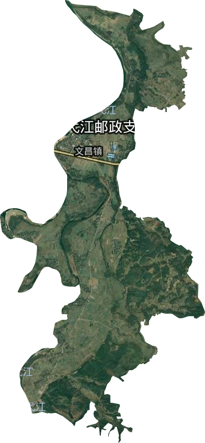 文昌鎮衛星圖