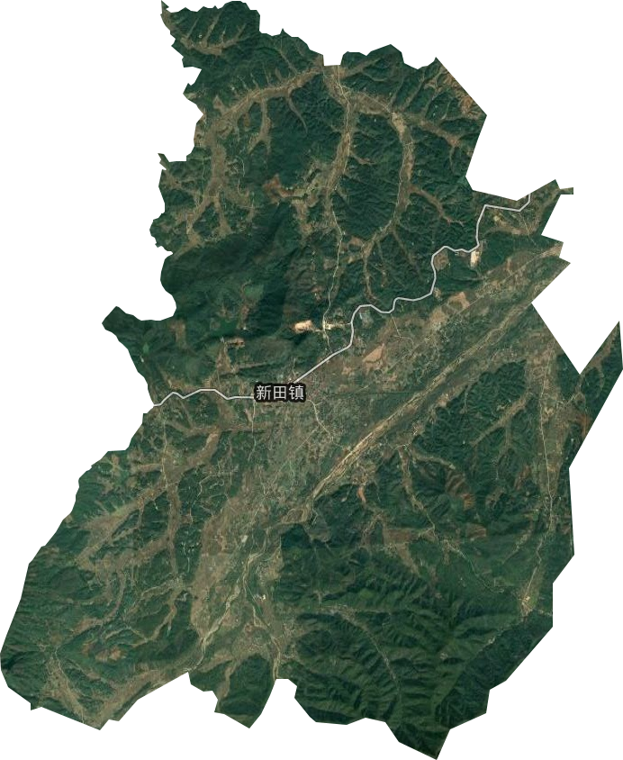 新田鎮衛星圖