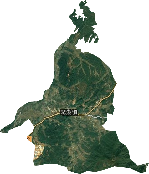 琴溪鎮衛星圖