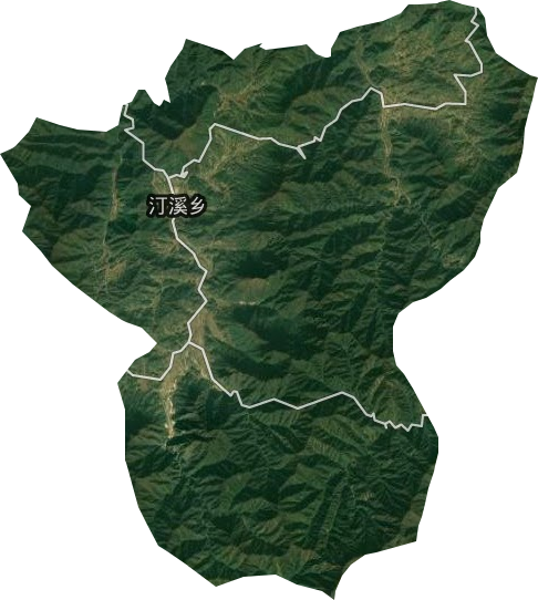 汀溪鄉(xiāng)衛(wèi)星圖