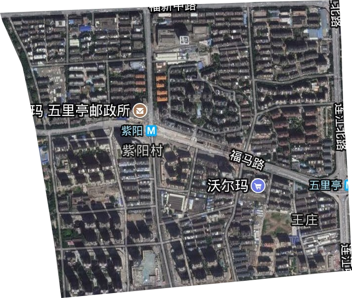 王莊街道衛星圖