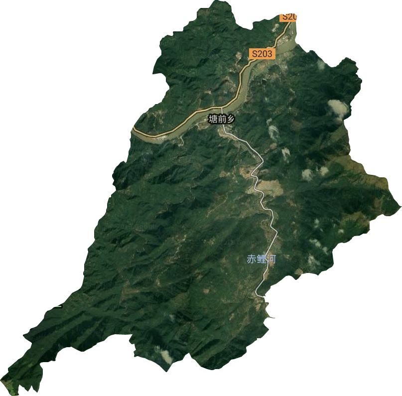塘前鄉(xiāng)衛(wèi)星圖