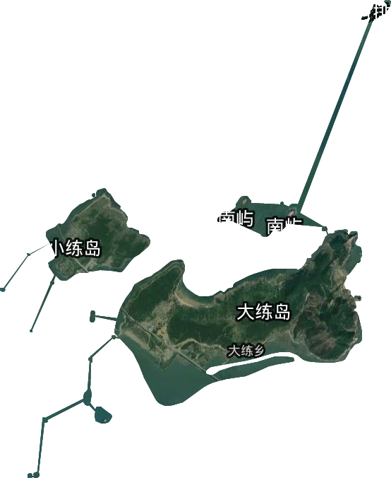 大練鄉衛星圖