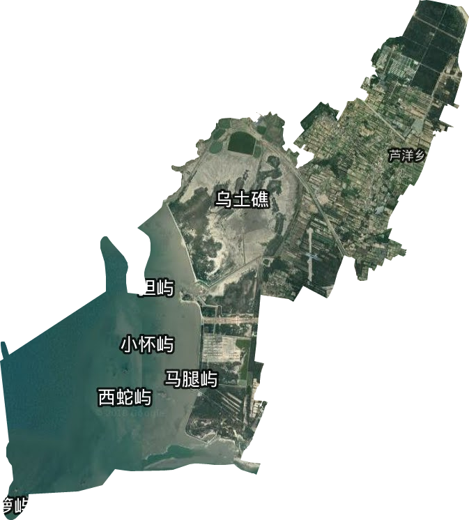 蘆洋鄉衛星圖