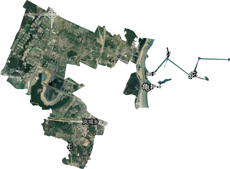 嵐城鄉衛星圖