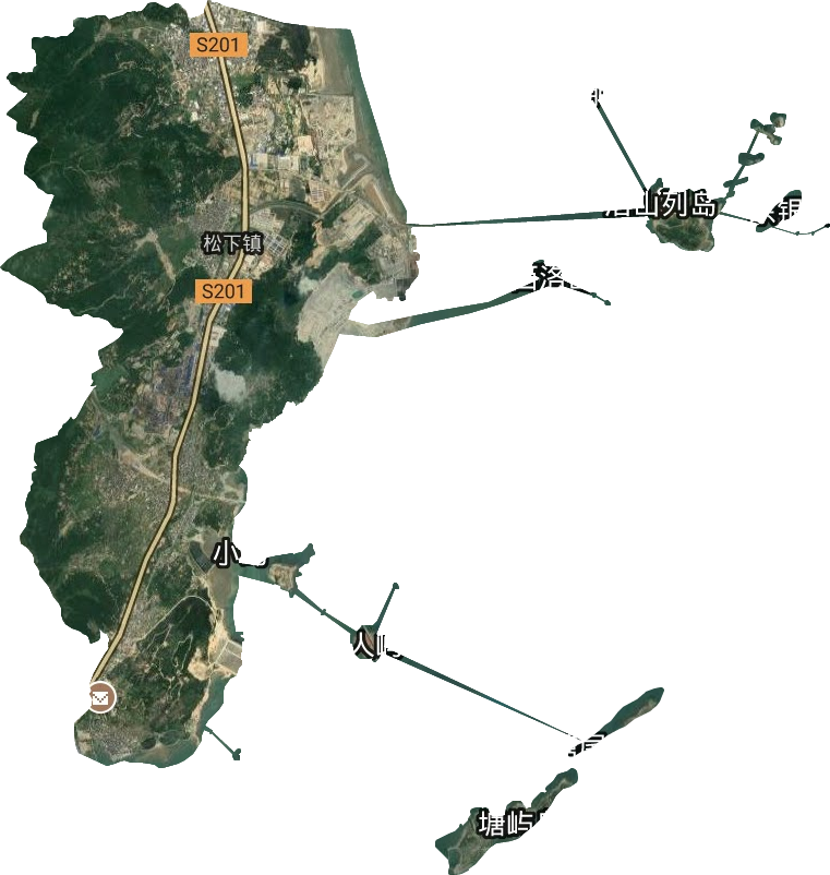 松下鎮衛星圖