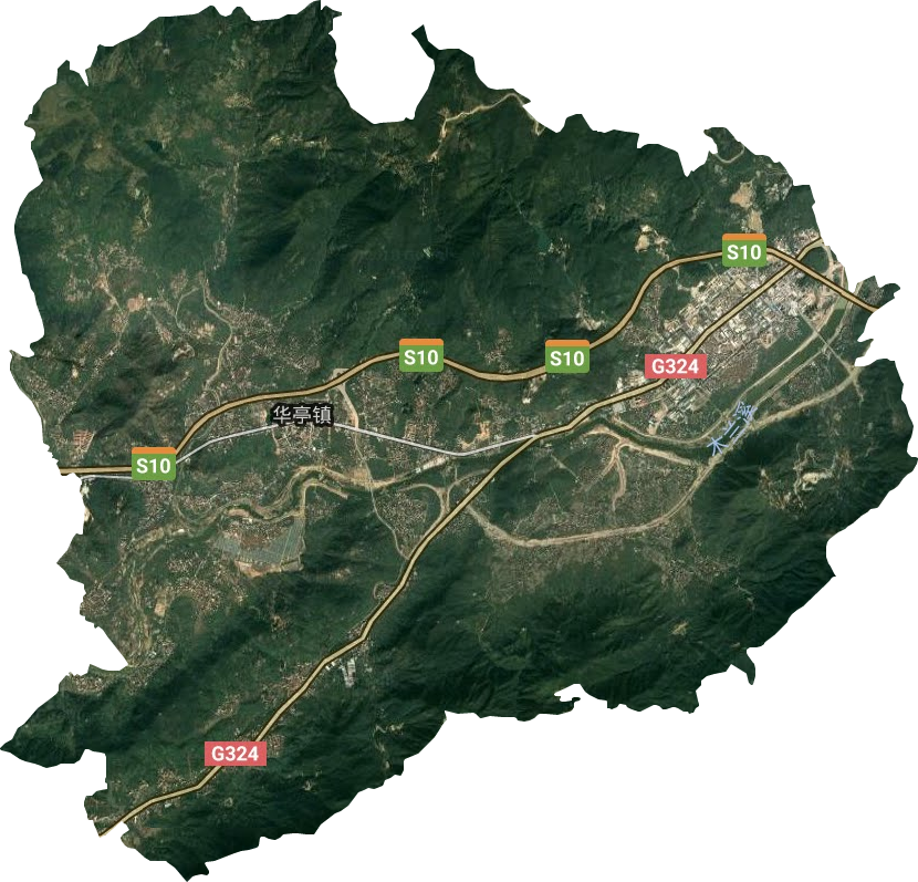 華亭鎮衛星圖