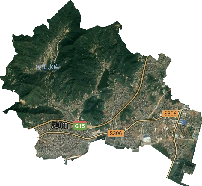 靈川鎮衛星圖