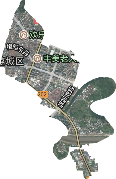 鎮(zhèn)海街道衛(wèi)星圖