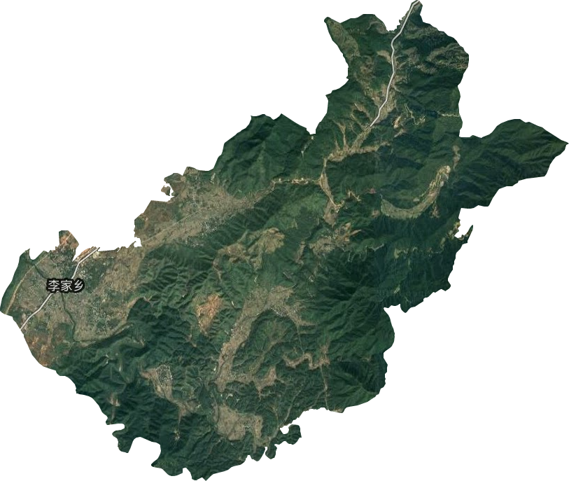 李家鄉衛星圖