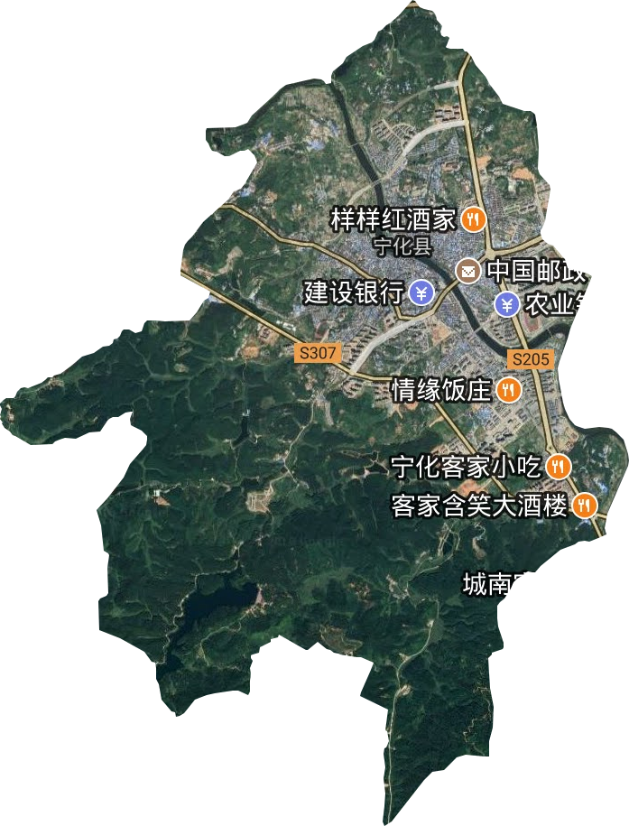 翠江鎮衛星圖
