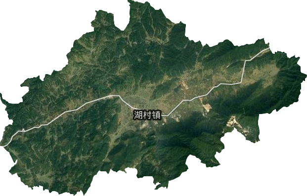 湖村鎮衛星圖