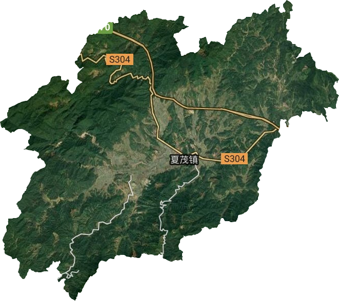 夏茂鎮(zhèn)衛(wèi)星圖