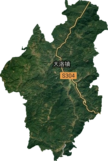 大洛鎮衛星圖