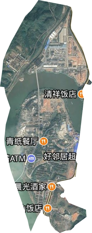 青山紙業工業區衛星圖