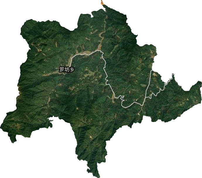 羅坊鄉衛星圖