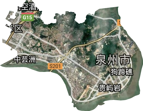 東海街道衛星圖