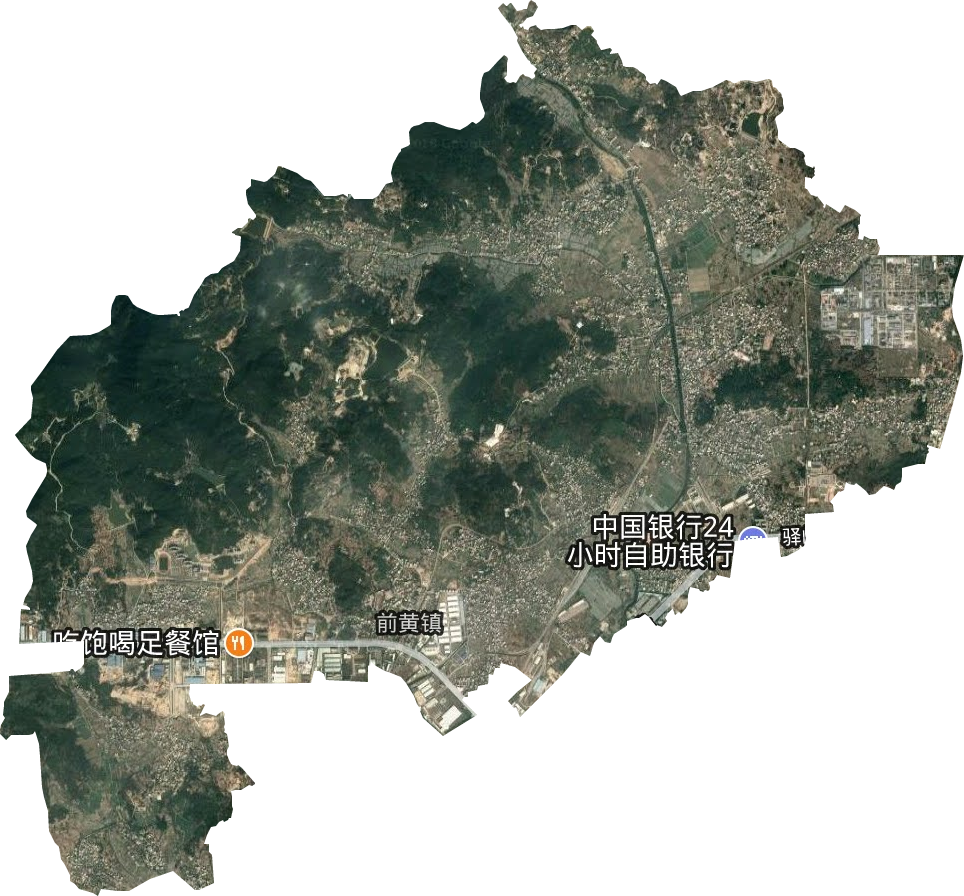 前黃鎮(zhèn)衛(wèi)星圖