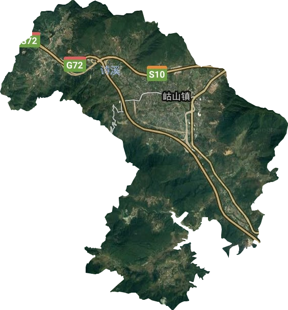 岵山鎮(zhèn)衛(wèi)星圖