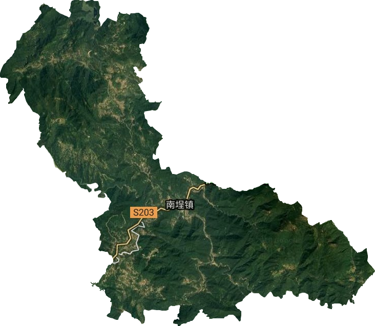 南埕鎮衛星圖