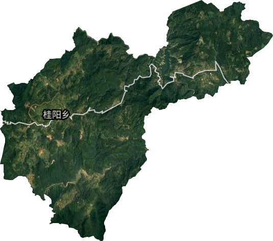桂陽鄉衛星圖