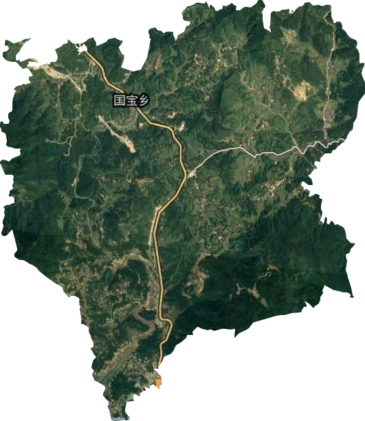 國寶鄉衛星圖