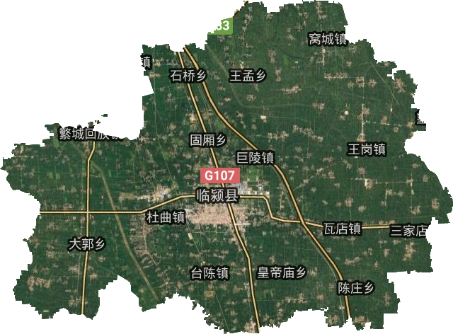 臨潁縣衛星圖