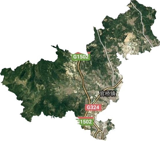 官橋鎮衛星圖
