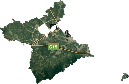 深橋鎮(zhèn)衛(wèi)星圖