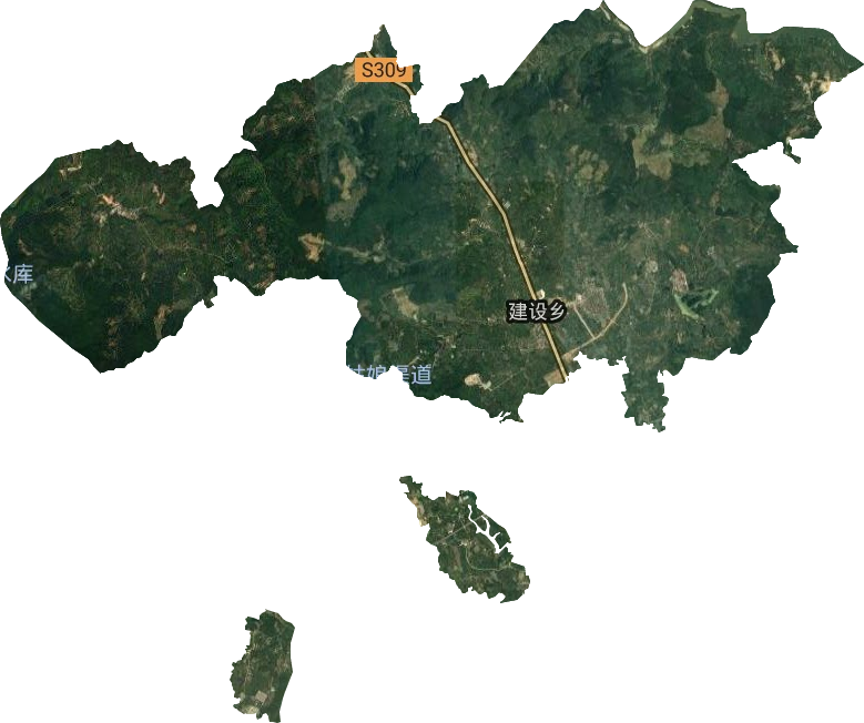 建設鄉衛星圖