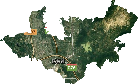 陳巷鎮衛星圖