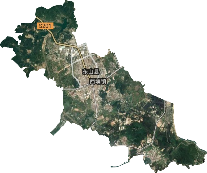 西埔鎮衛星圖
