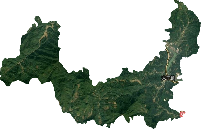 大干鎮衛星圖