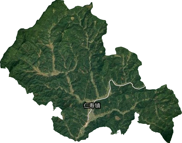 仁壽鎮(zhèn)衛(wèi)星圖