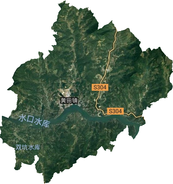 黃田鎮(zhèn)衛(wèi)星圖