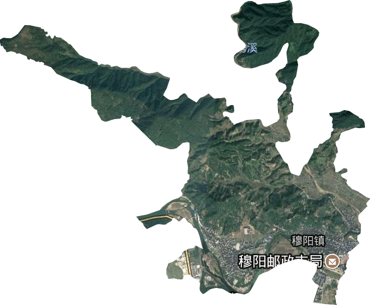 穆陽鎮(zhèn)衛(wèi)星圖