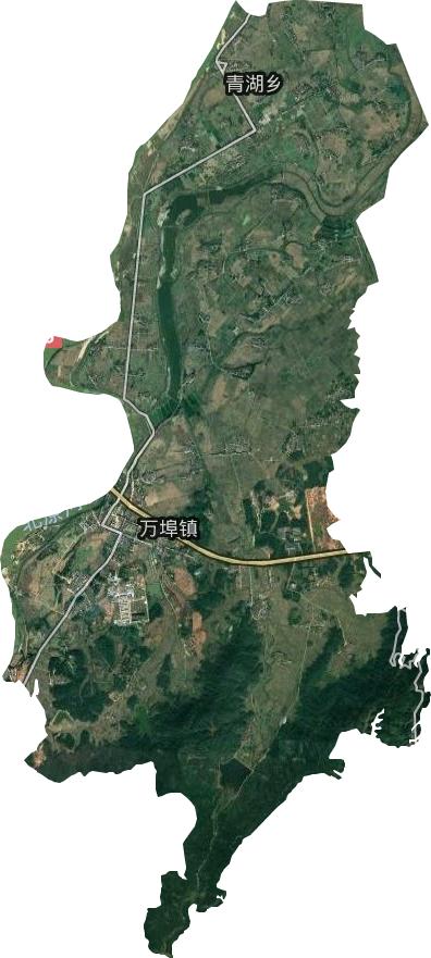 萬埠鎮衛星圖