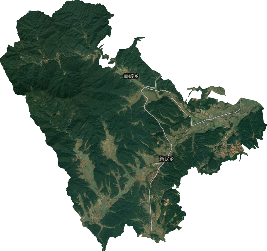 新民鄉衛星圖