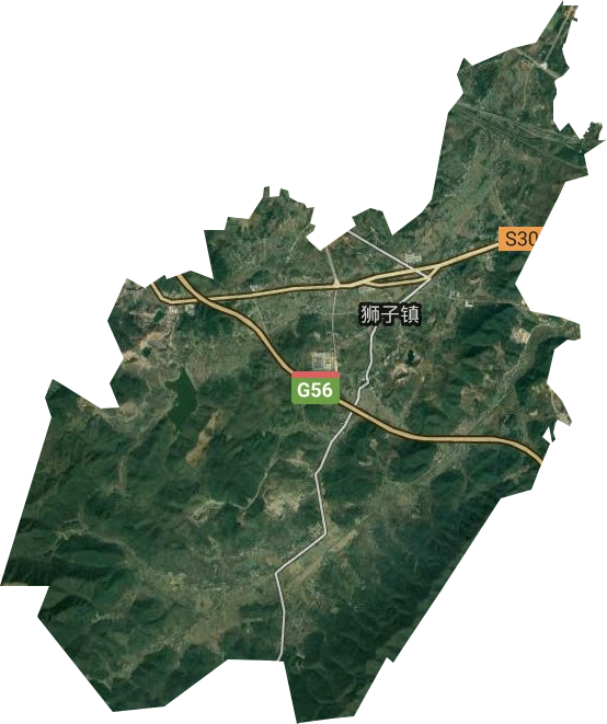 獅子鎮衛星圖