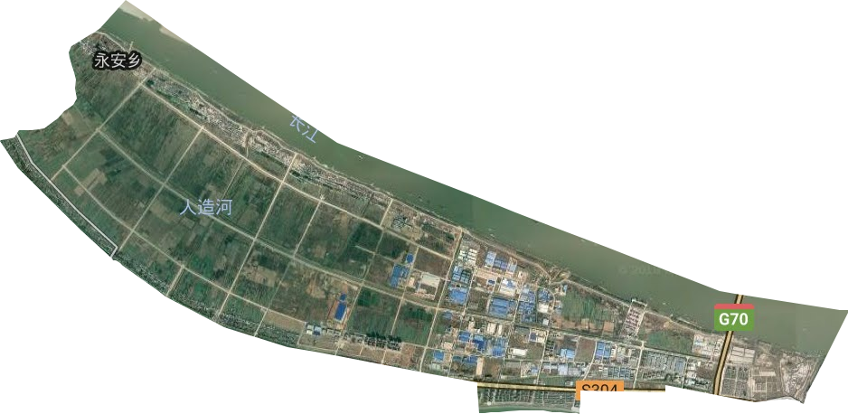 永安鄉衛星圖