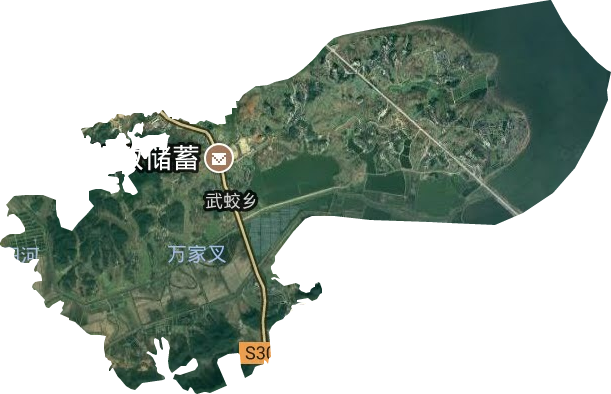 武蛟鄉衛星圖