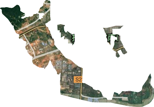 袁河街道衛星圖