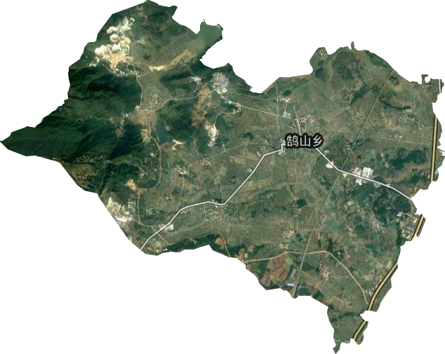 鵠山鄉衛星圖