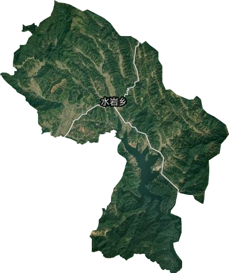 水巖鄉衛星圖