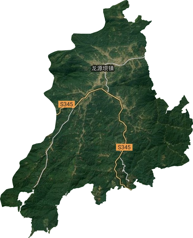 龍源壩鎮衛星圖