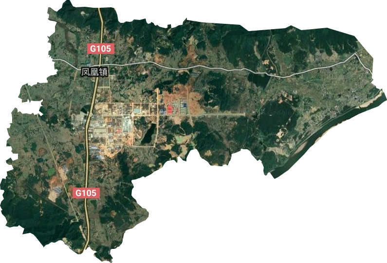 鳳凰鎮衛星圖