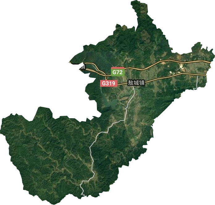 敖城鎮衛星圖