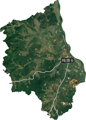 梅塘鎮衛星圖